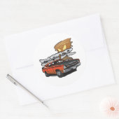 Graaf mijn Duster 3" Sticker (Envelop)