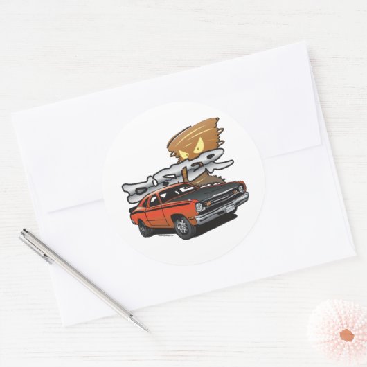 Graaf mijn Duster 3" Sticker (Envelop)