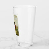Graaf op Horseback (Elegant Brown Horse) Glas (Links)