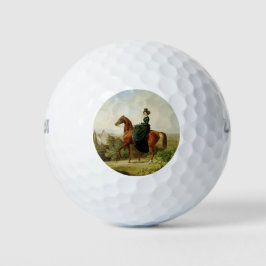 Graaf op Horseback (Elegant Brown Horse) Golfballen