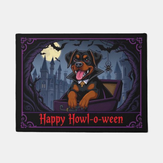 Graaf Rottweiler Fijne Hoele-wien Deurmat (Voorkant)