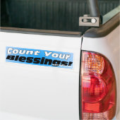 Graaf uw Bumpersticker voor zegeningen (Op Truck)