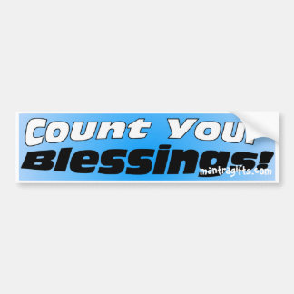 Graaf uw Bumpersticker voor zegeningen