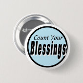 Graaf uw Button voor zegeningen (Voorkant /achterkant)