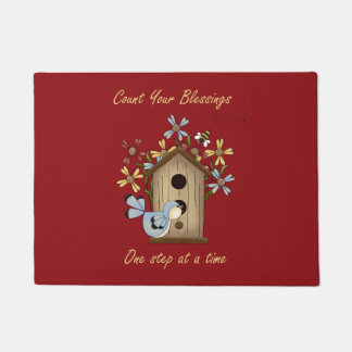 Graaf uw zegeningen welkome mat