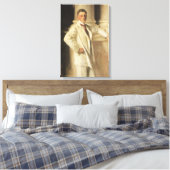 Graaf van Dalhousie door John Singer Sargent Canvas Afdruk (Insitu (Slaapkamer))