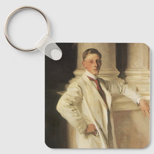 Graaf van Dalhousie door John Singer Sargent Sleutelhanger (Voorkant)