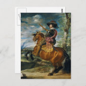 Graaf van Olivares van Diego Velazquez 1634 Briefkaart (Voorkant / Achterkant)