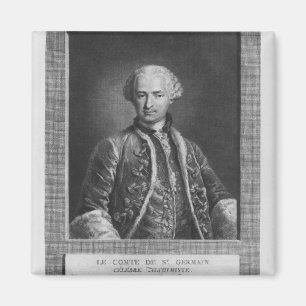 Graaf van St. Germain, beroemd alchemist, 1783 Magneet