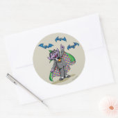  graaf von Count Ronde Sticker (Envelop)