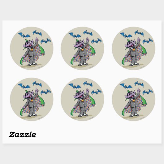  graaf von Count Ronde Sticker (Vel)
