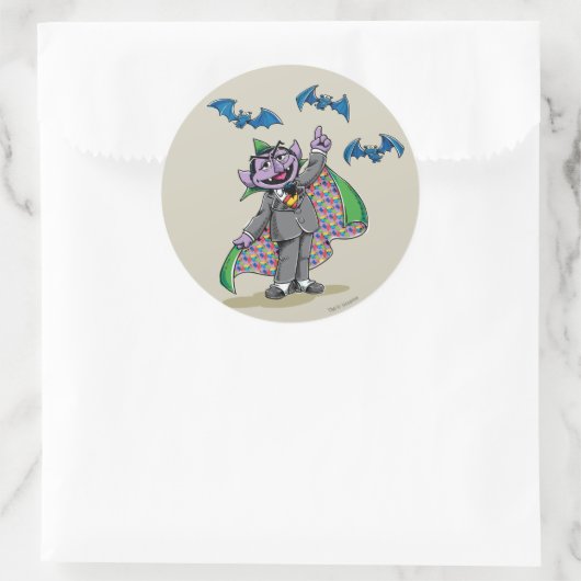  graaf von Count Ronde Sticker (Tas)