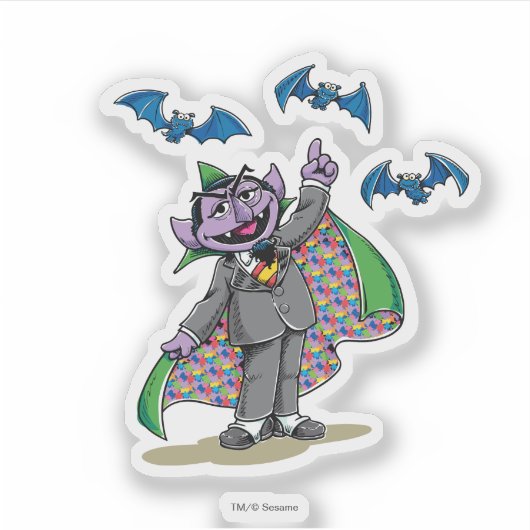 graaf von Count Sticker (Voorkant)