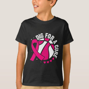 Graaf Voor Een Genezing Sketll Roze Borstkanker Be T-shirt