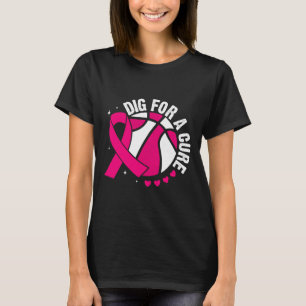 Graaf Voor Een Genezing Sketll Roze Borstkanker Be T-shirt