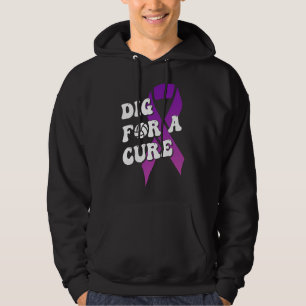 Graaf voor een remedie, borstkanker bewustzijn vol hoodie