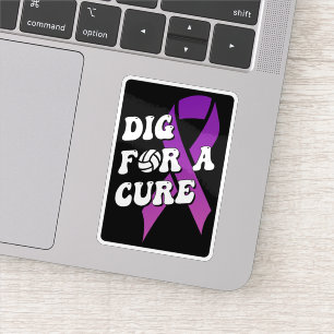 Graaf voor een remedie, borstkanker bewustzijn vol sticker