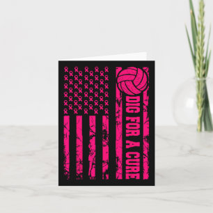 Graaf voor een remedie Borstkanker Volleybal Roze Kaart