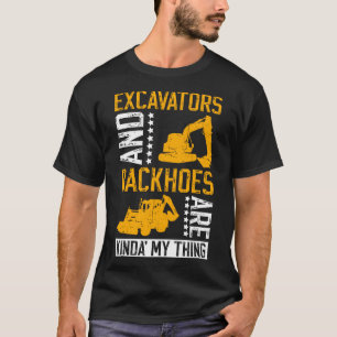 Graafmachine bestuurder en graafmachine graafmachi t-shirt