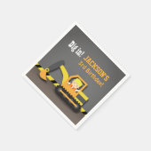 Graafmachine Bouw Verjaardag Party Supplies Servetten (Hoek)