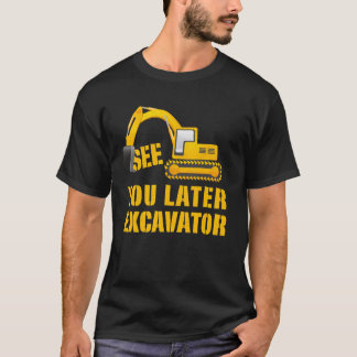 graafmachine bouwvoertuig verjaardag t-shirt