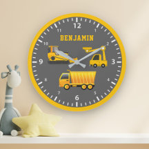 Graafmachine Dumptruck Bouw Thema Kinderkamer