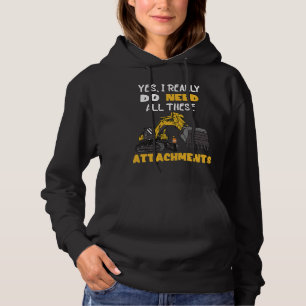 Graafmachine Ex Ja Ik heb echt al deze bevestiging Hoodie