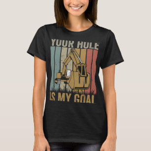 Graafmachine Ex Uw gat is mijn doel grappige graaf T-shirt