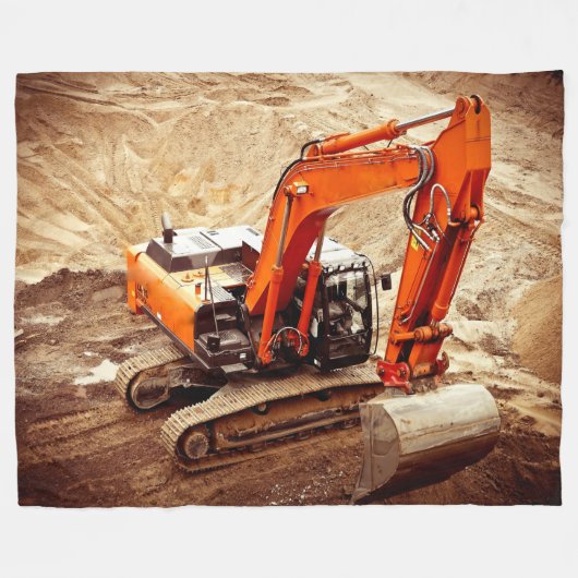 GRAAFMACHINE FLEECE DEKEN (Voorkant (Horizontaal))