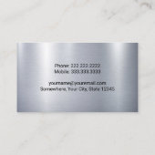 Graafmachine Heavy Equipment Operator Metaal Visitekaartje (Achterkant)