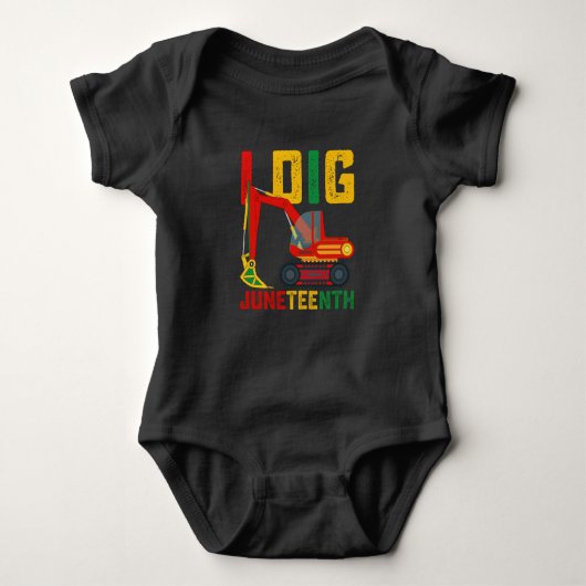 Graafmachine I Graven Juneteenth Kinder Romper (Voorkant)