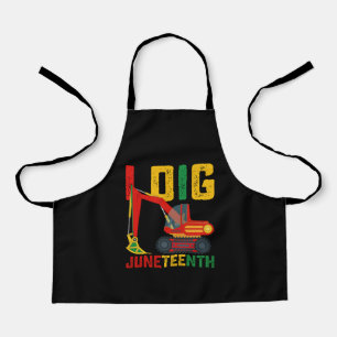 Graafmachine Ik Graaf Juneteenth Kinderen Schort