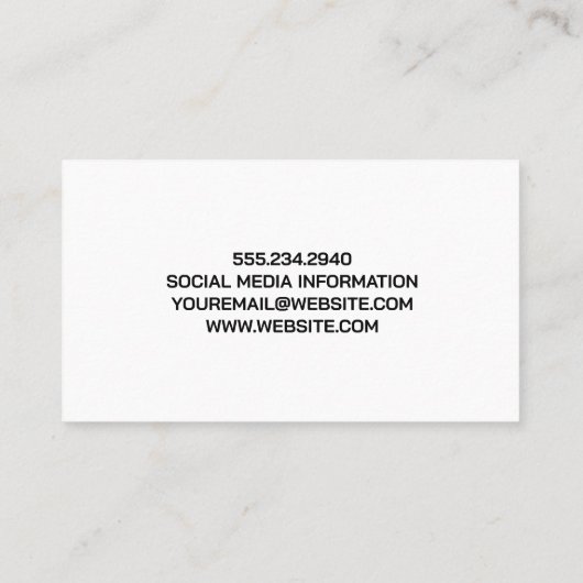 Graafmachine met kiepwagen | Bakstenen muur | Staa Visitekaartje (Achterkant)