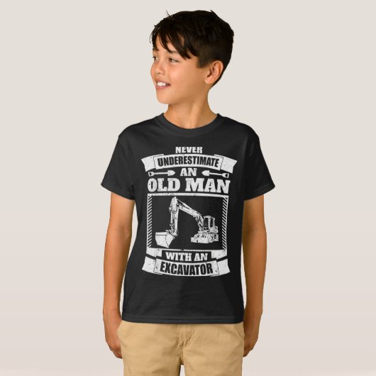 Graafmachine T-shirt Funny Graafmachine (Voorkant volledig)