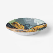 Graafmachine Verjaardag Bouw Equipment Party Papieren Kommen (Gebogen)