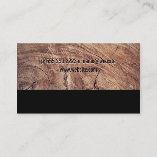 Graafmachine Visitekaartje (Achterkant)