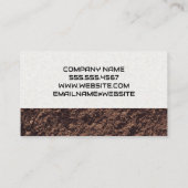 Graafmachine Voertuig | Bouwarbeider Visitekaartje (Achterkant)