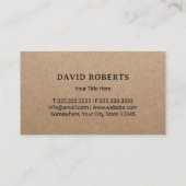  graafmachine voor graszorg en landschapsontwerp visitekaartje (Achterkant)