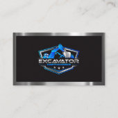 Graafmachine Zware machinesbouw Visitekaartje (Voorkant)