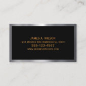 Graafmachine Zware machinesbouw Visitekaartje (Achterkant)