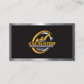 Graafmachine Zware machinesbouw Visitekaartje (Voorkant)