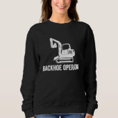 Graafmachinebestuurder Backhoe-operator Trui (Voorkant)