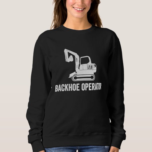Graafmachinebestuurder Backhoe-operator Trui (Voorkant)