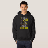 Graafmachinebestuurder Nooit Te Oud Zware Apparatu Hoodie (Voorkant volledig)