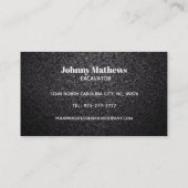 graafmachines Visitekaartjes (Achterkant)