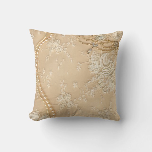  graafmonogram graafduik kussen (Voorkant)