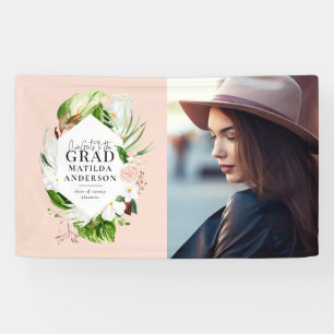 Graafpartij van Tropische foliage-foto's Spandoek