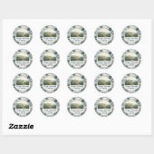 Graafschap Prince Edward Canada Ronde Sticker (Vel)