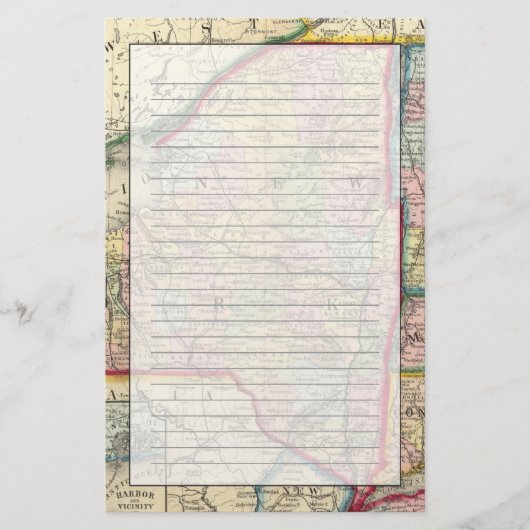graafschap van de staten van New York Briefpapier (Voorkant)