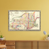 graafschap van de staten van New York Canvas Afdruk (Insitu (Woonkamer))